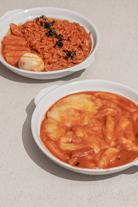 Korean Noodles and Tteokbokki